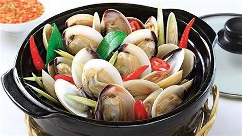 Ngao hấp sả ớt