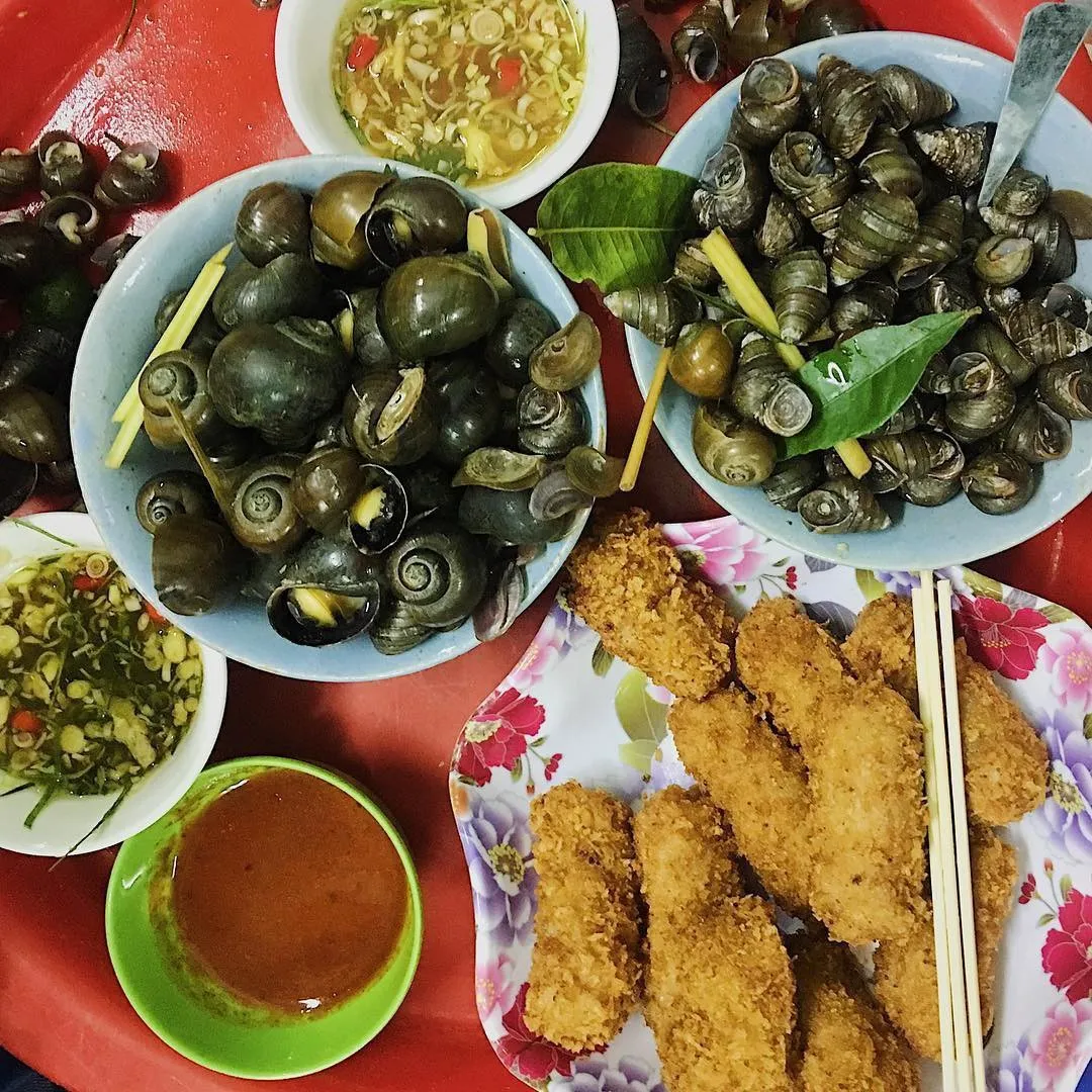 Ốc hút – Món vặt khoái khẩu xứ Thanh