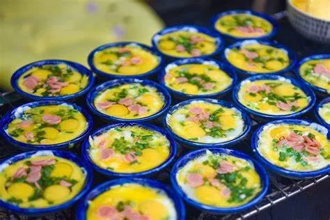 Trứng chén thơm ngon hấp dẫn