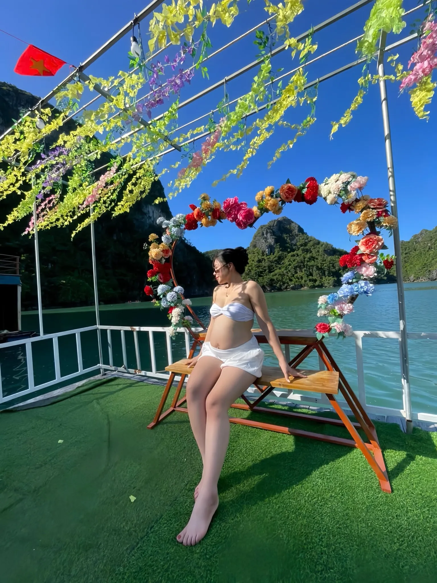 Check in trên du thuyền