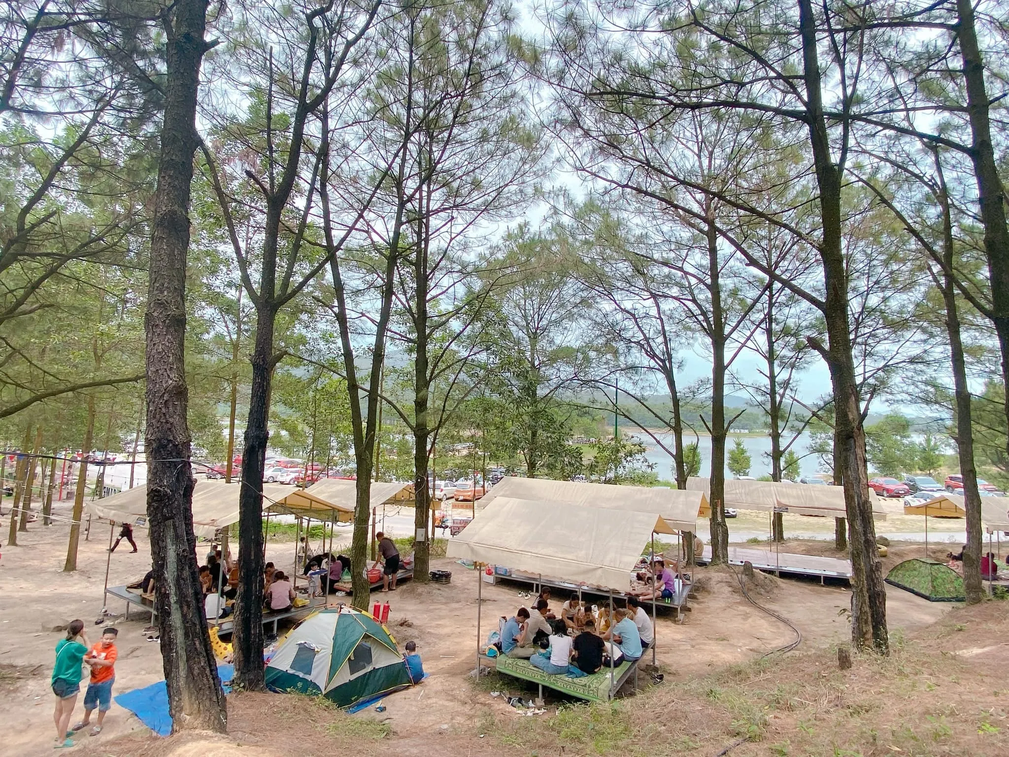 Camping at Yen Trung Lake, Uong Bi, Quang Ninh