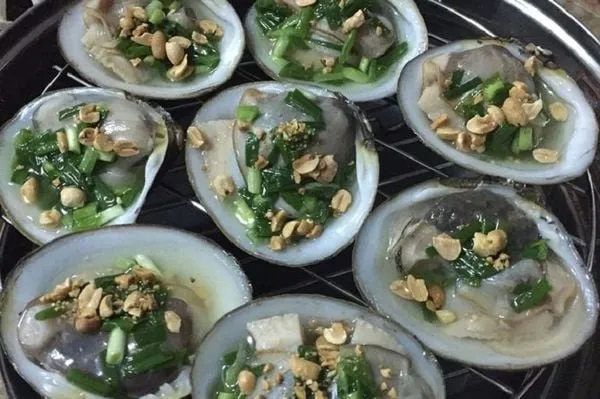 Ngán nướng mỡ hành tại Tuần Châu