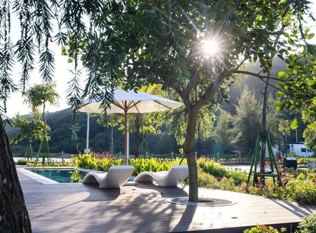 Không gian của khu resort điểm check in cực hót