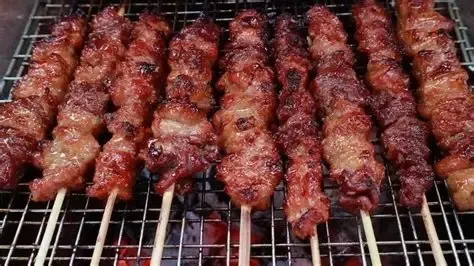 Thịt xiên nướng thơm ngon hấp dẫn