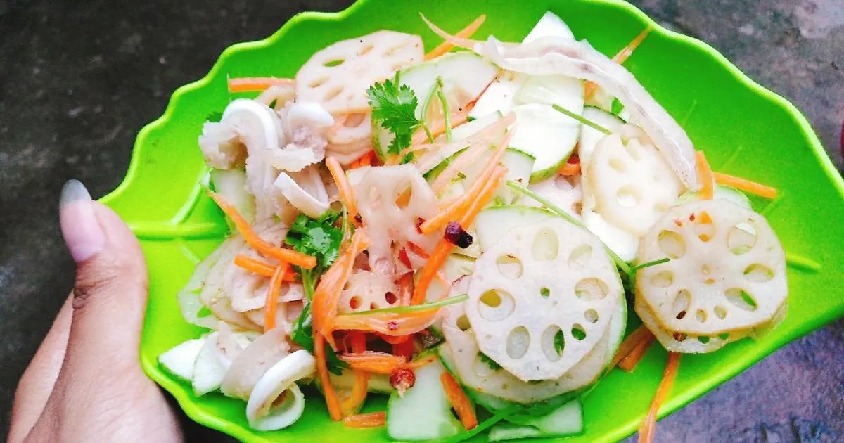 Cách Làm Món Gỏi củ sen tai heo của Thu Mèo - Cookpad