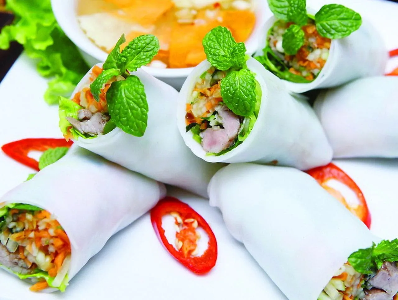 Những quán phở cuốn nổi tiếng tại Ngũ Xã