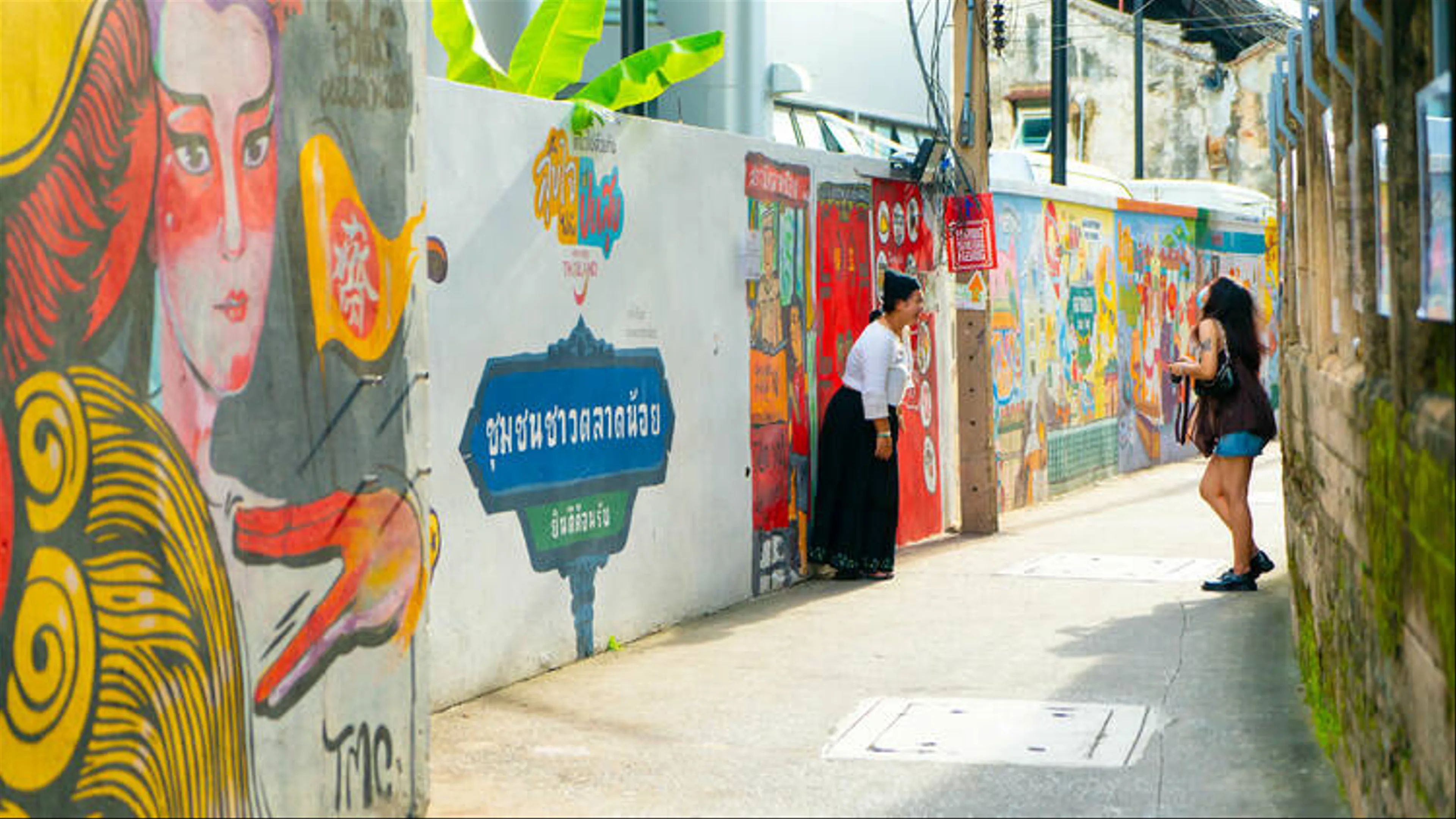 Uncovering the Secret Street Art of Bangkok's Charoenkrung District