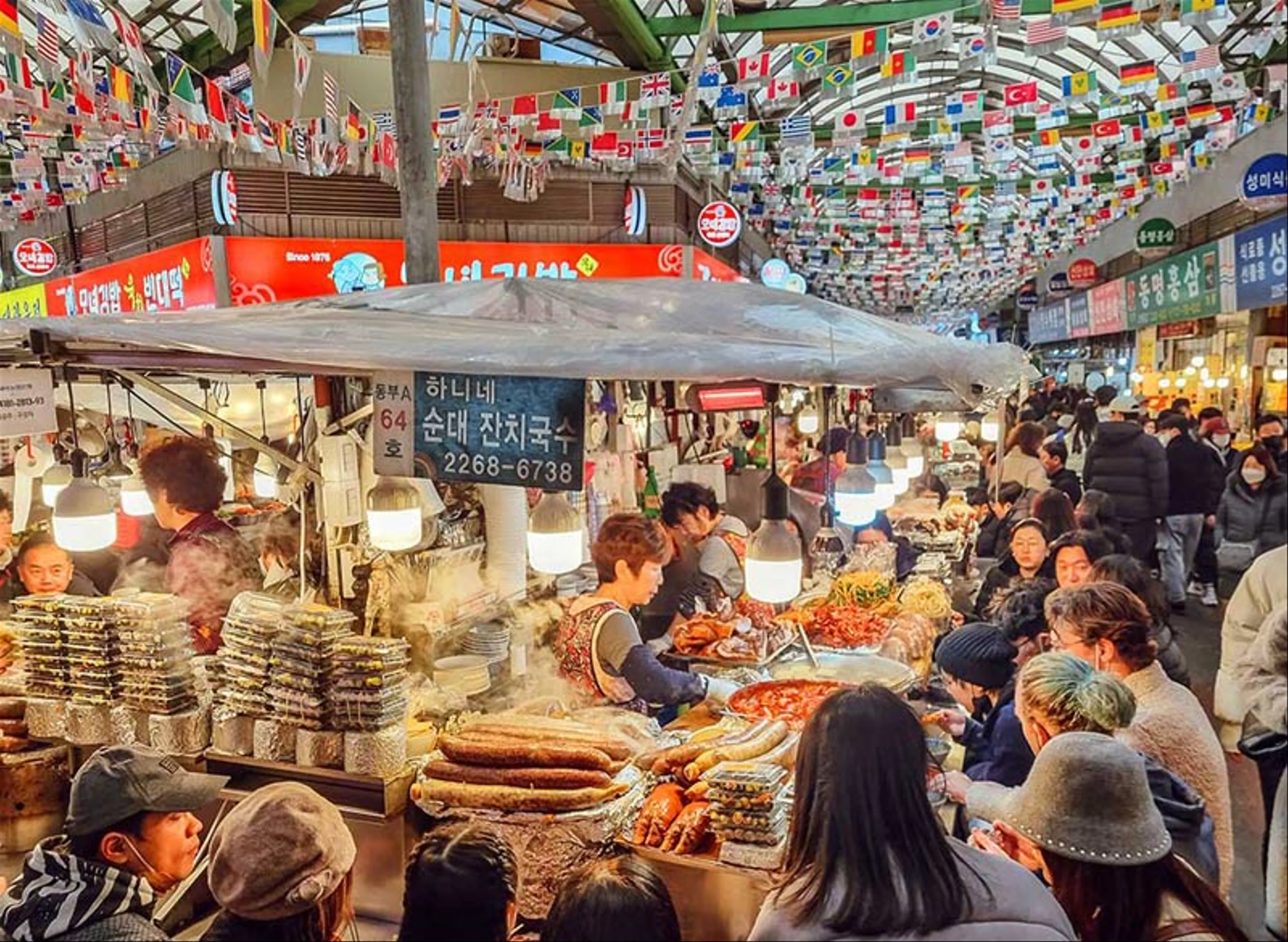 Chuyến Phiêu Lưu Ẩm Thực Tại Khu Chợ Gwangjang, Seoul