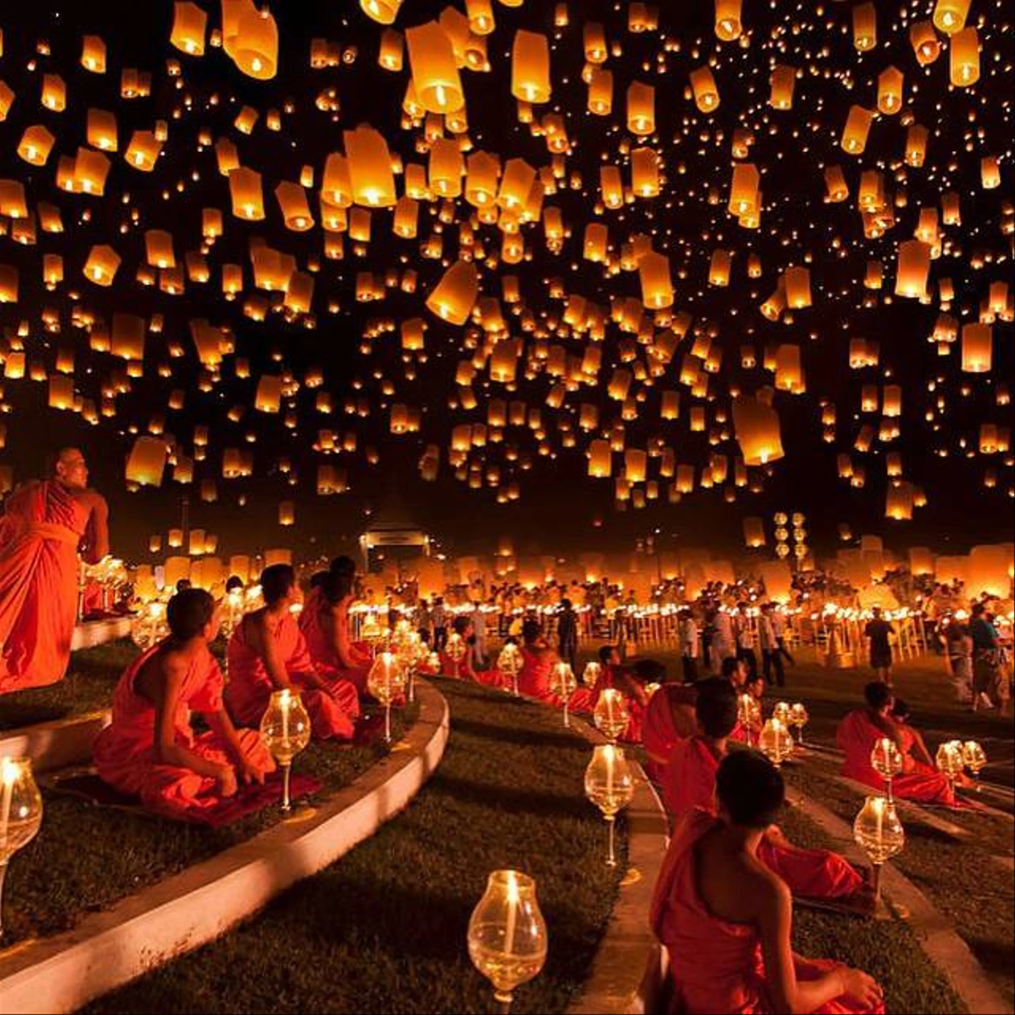 Đắm Mình Trong Lễ Hội Đèn Trời Yi Peng Tại Chiang Mai