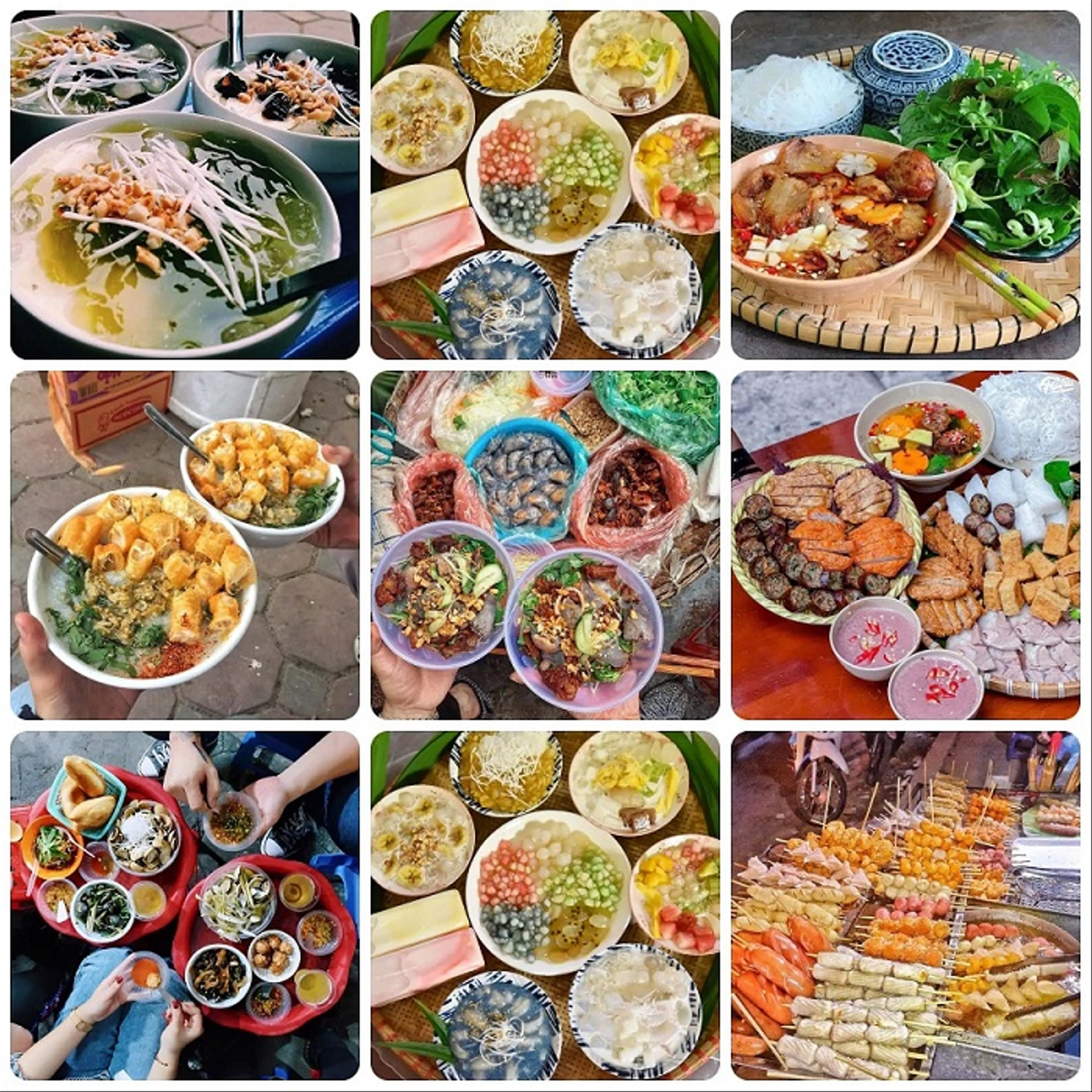 Trải nghiệm ẩm thực đặc sắc tại các con phố Hà Nội