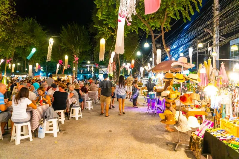 HUA HIN, THAILAND - FEB 24 2019: Cicada Market in Hua Hin. it is a Famous Night Market, Consist of Handmade Decorative Items, Editorial Image - Image of city, cicada: 158421620