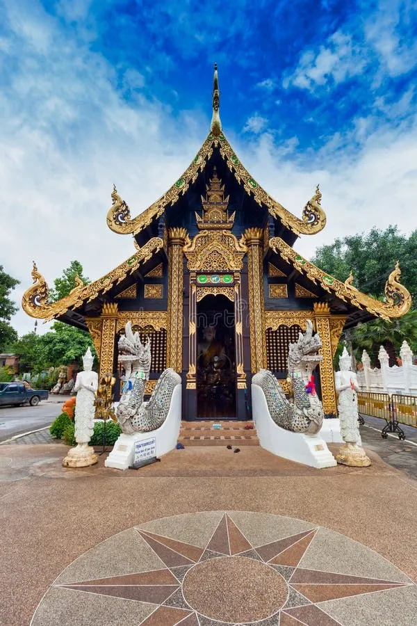 Wat Inthakhin Sadue Muang; Thailand Stock Image - Image of travel, culture: 127826407