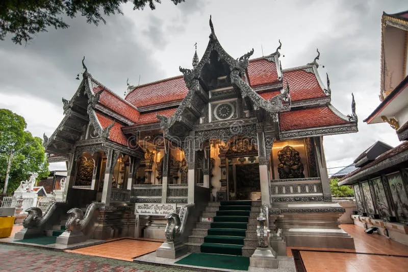 Wat Muen San,chiang Mai,Thailand Stock Photo - Image of architecture, depth: 74281506