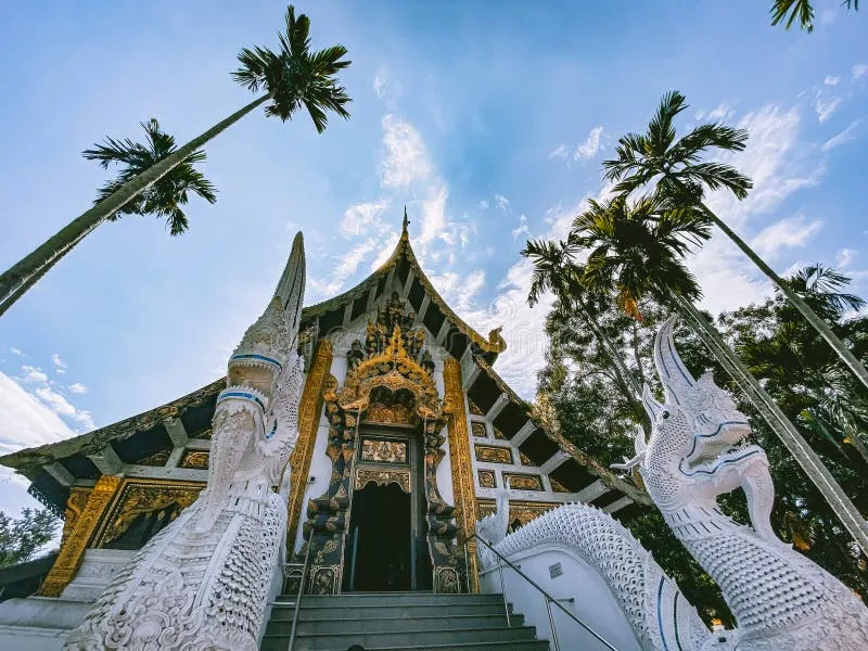 Wat Pa Dara Phirom Phra Aram Luang in Mae Rim, Chiang Mai Province, Thailand Stock Image - Image of grass, dara: 212796837
