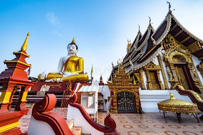 Wat Rajamontean or Rajamontean Temple in Chiang Mai Province Stock Image - Image of monastery, rajamontean: 181857903