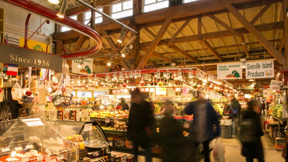 Giới thiệu về chợ nổi Granville Island